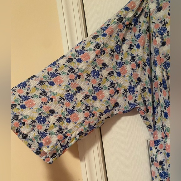 NWT Boden Light Blue Floral Print Women's Dress Size 6R - Picture 4 of 8